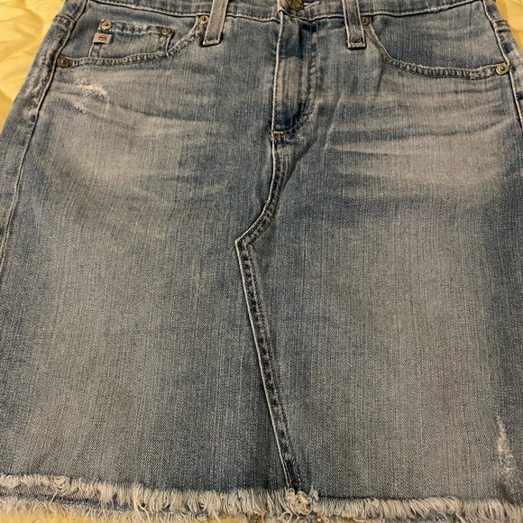 AG-ED ADRIANA GOLDSCHMIED the Erin’ Jean skirt size 26 - Picture 2 of 6